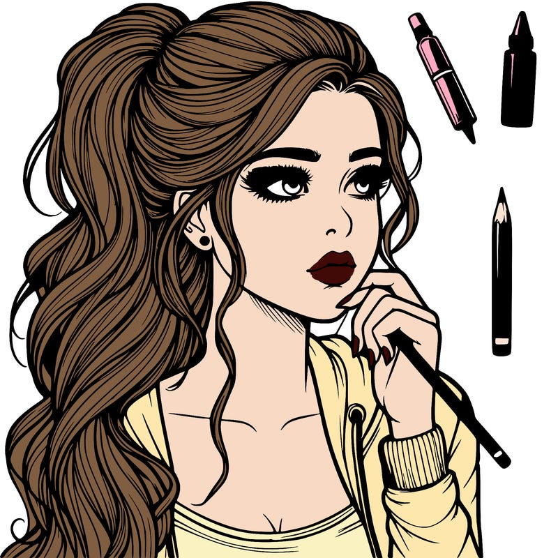 realistic teenage pretty