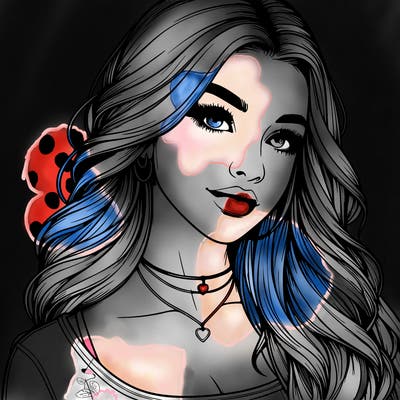 detailed realistic girl