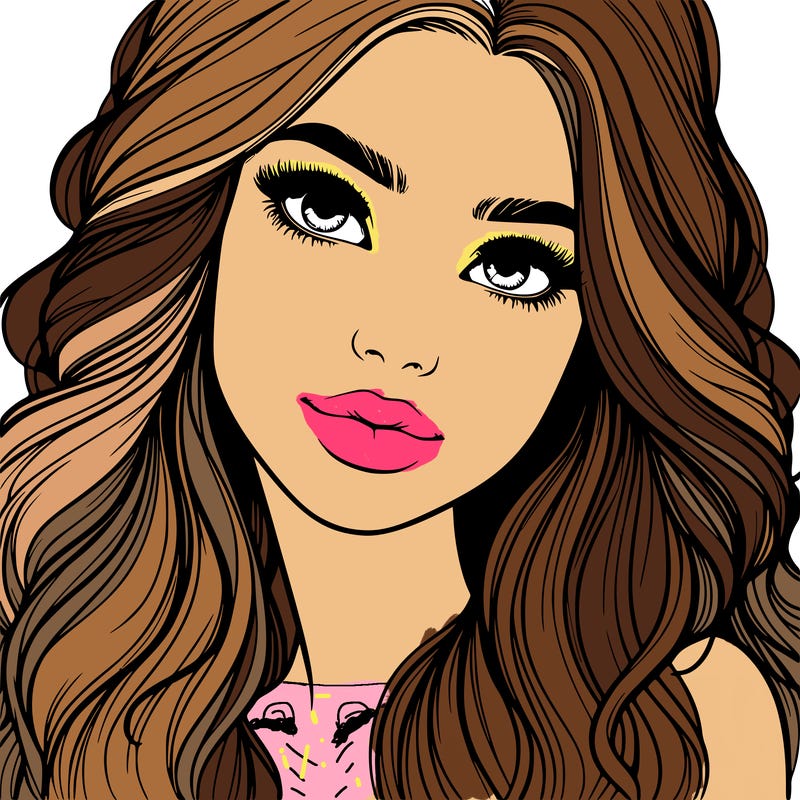 beautiful realistic girl