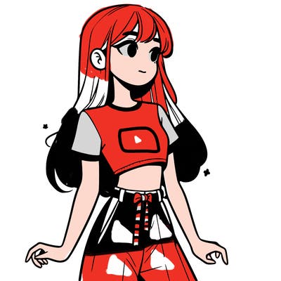 girl in a cute crop top