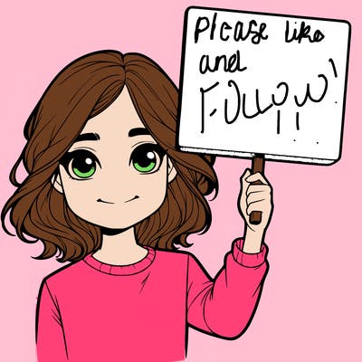 realistic girl holding up a sign
