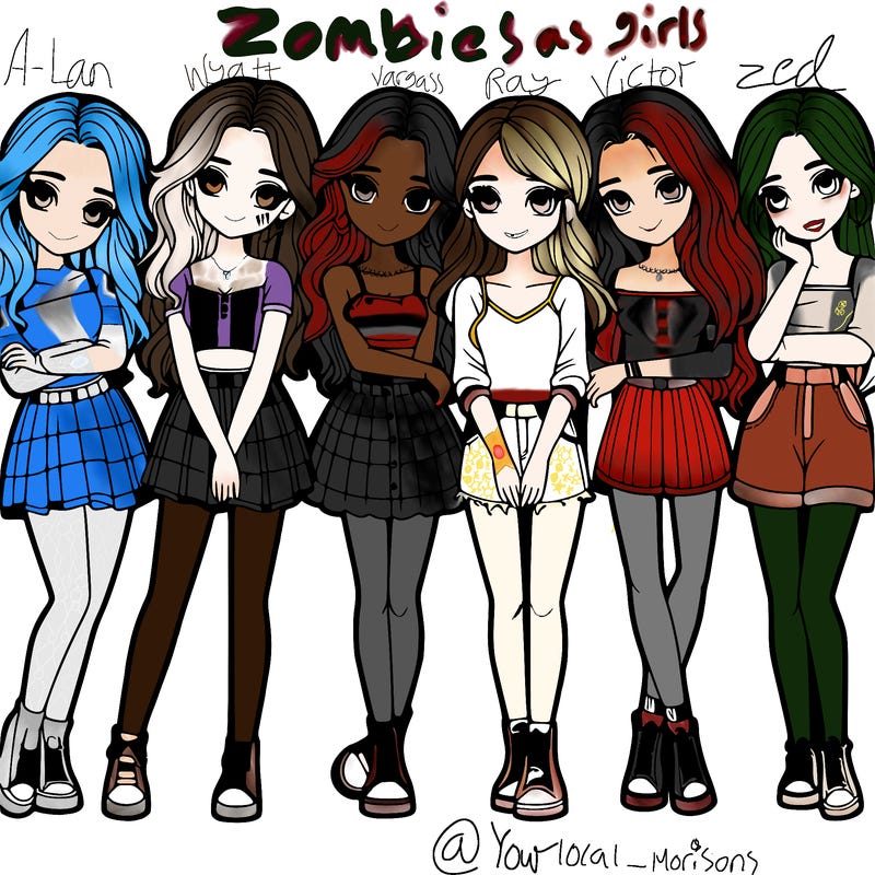 a group of girls realistic