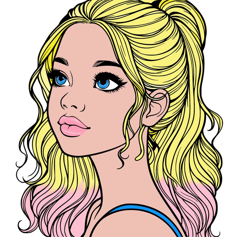 beautiful realistic girl