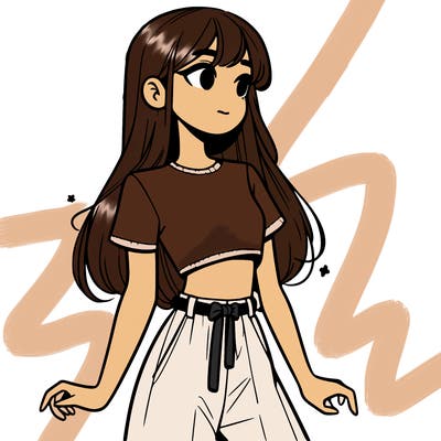 girl in a cute crop top