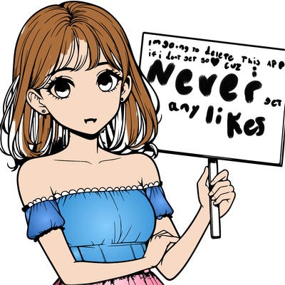 realistic pretty girl holding blank sign