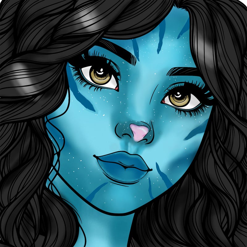 beautiful realistic girl close up to the camera with wavy hair,