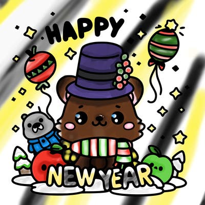 message : happy new year