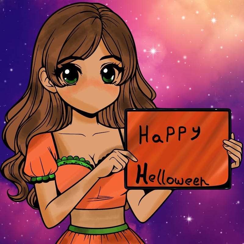 realistic pretty girl holding blank sign