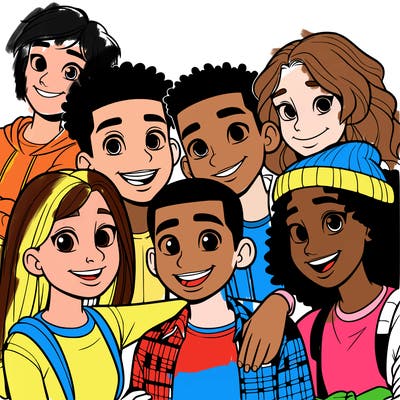 a mixed friend group