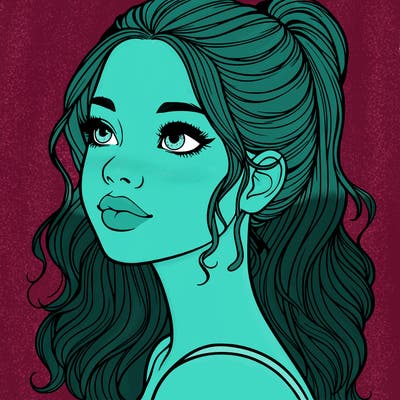 beautiful realistic girl