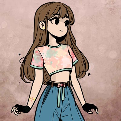 girl in a cute crop top