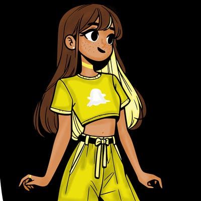 girl in a cute crop top