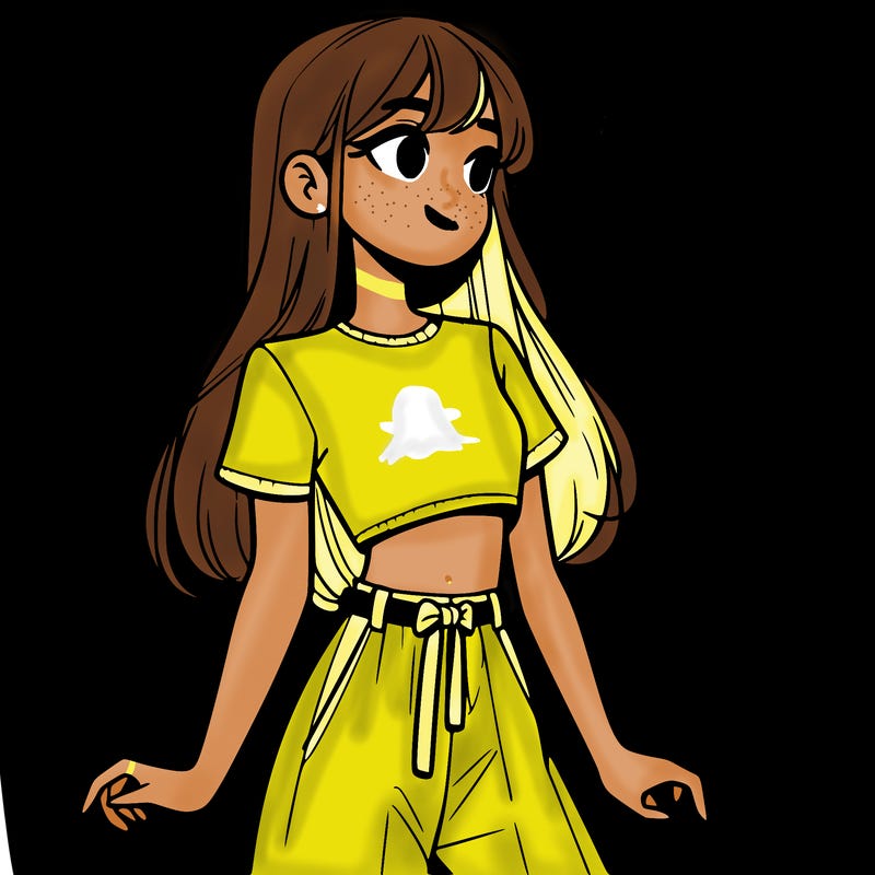 girl in a cute crop top