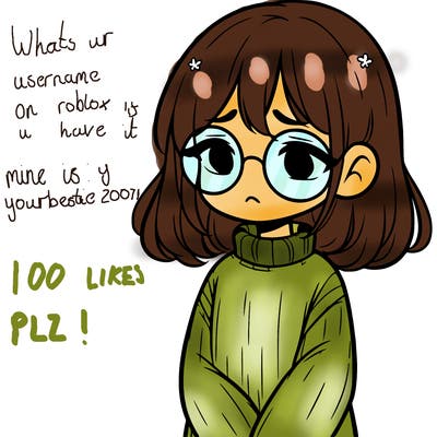 sad girl with glasses in a sweater