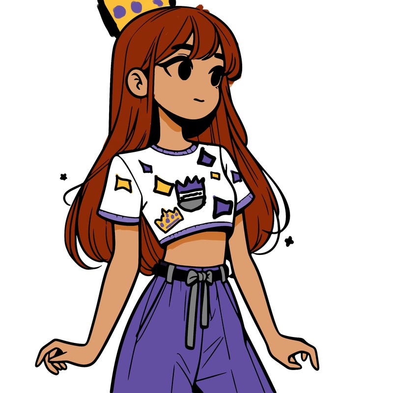 girl in a cute crop top