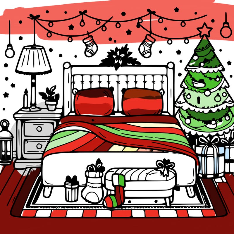 bedroom christmas