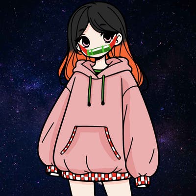 girl with big sweatshirt