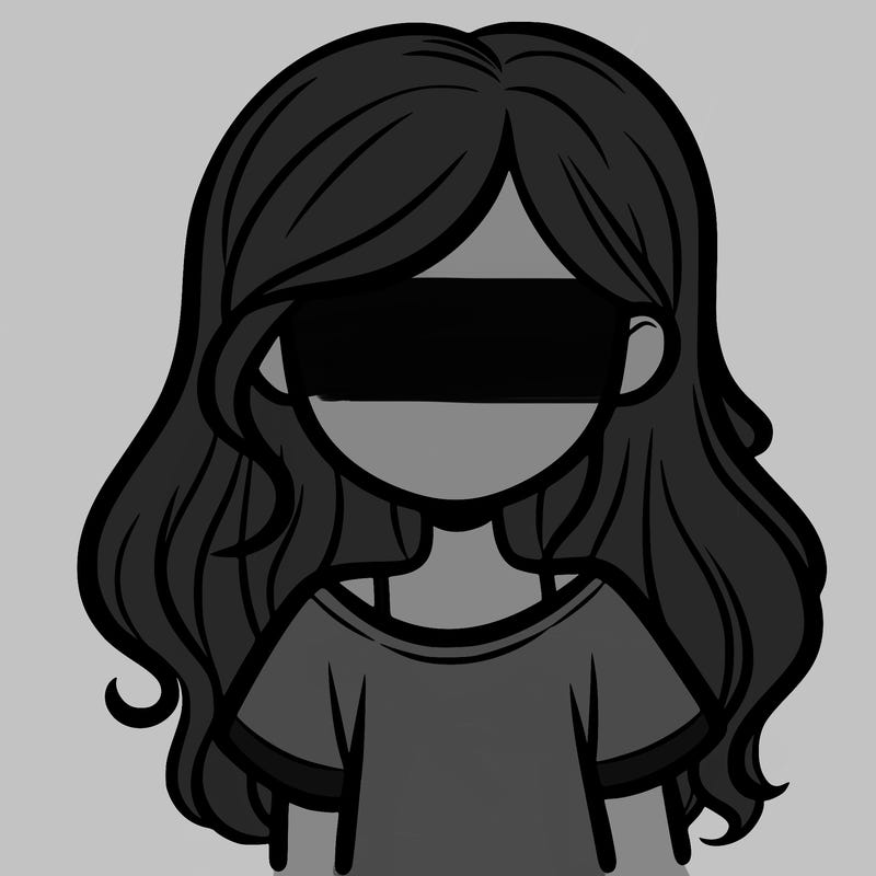 girl with no face