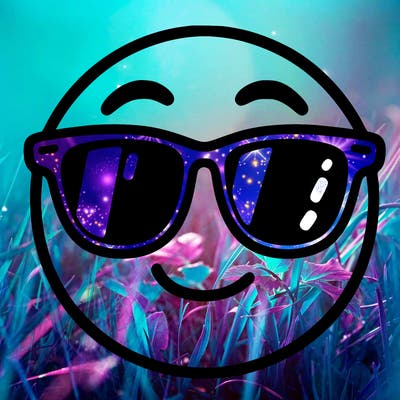 emoji with sunglasses