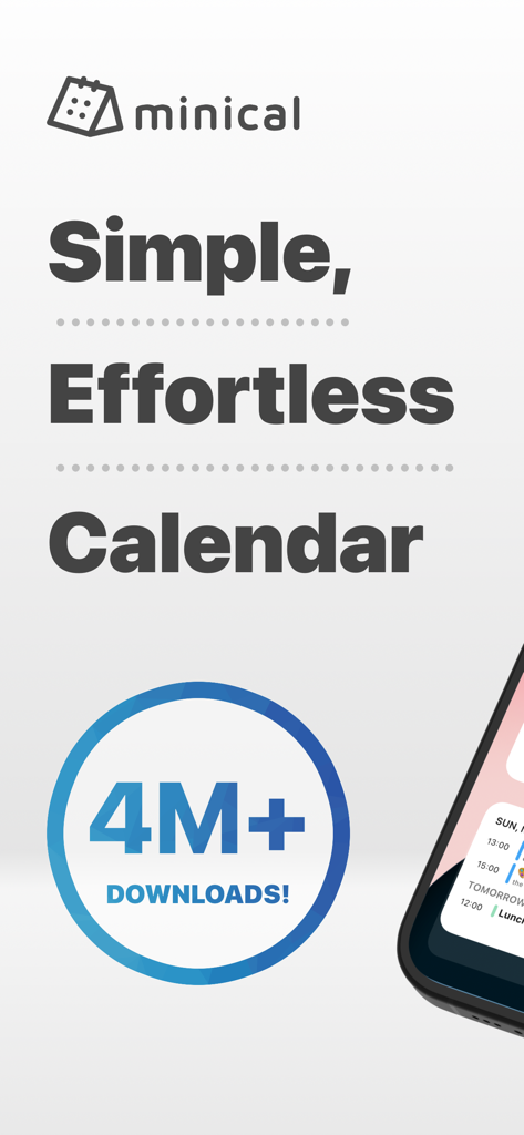 minical - Planner & Calendar - Aplicativo de calendário simples e fácil do minical com mais de 4 milhões de downloads