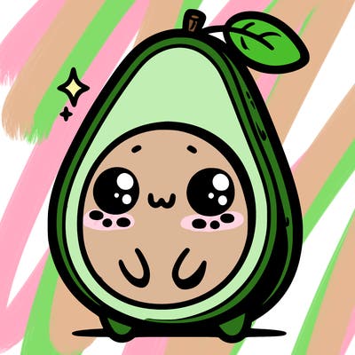 cute avocado
