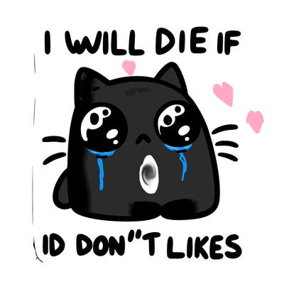 a cat that will die if we don’t get 10 likes