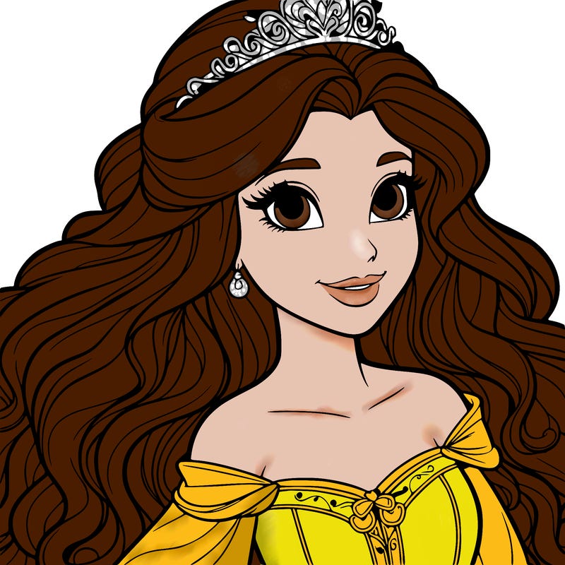 realistic disney princess