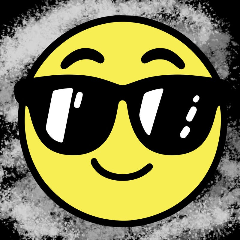 emoji with sunglasses