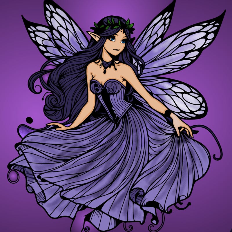 realistic mythical fairy