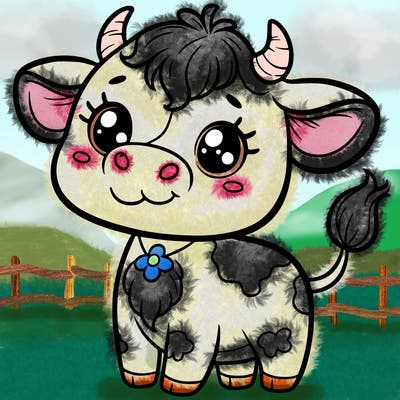 cute cow