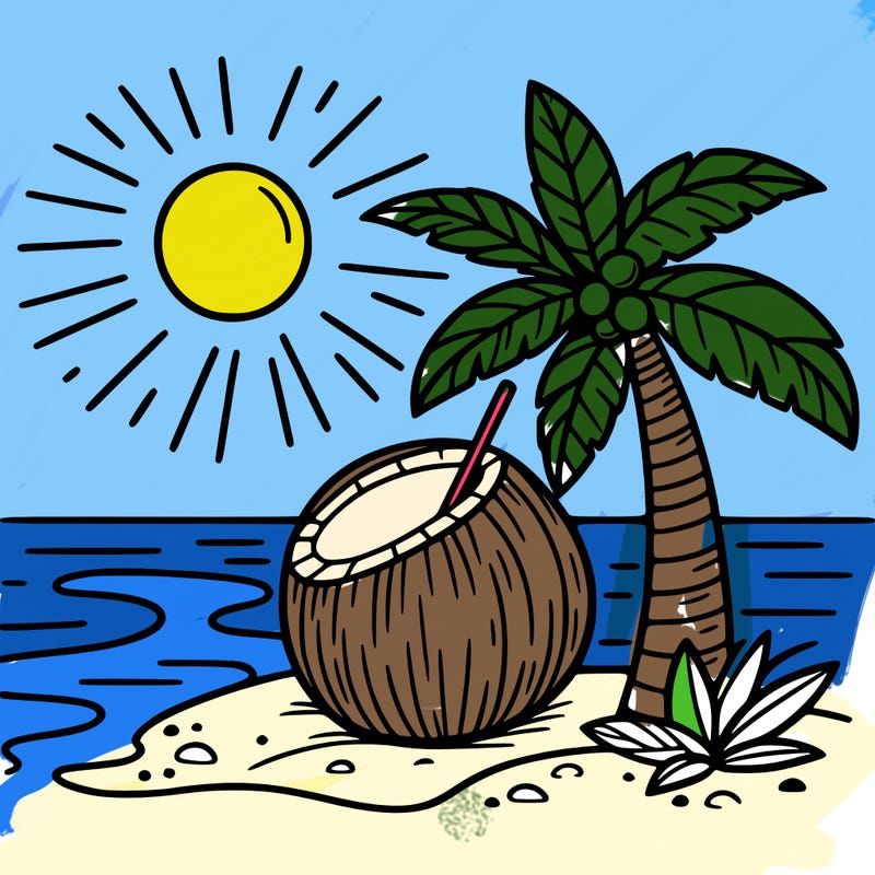 summer  coconut