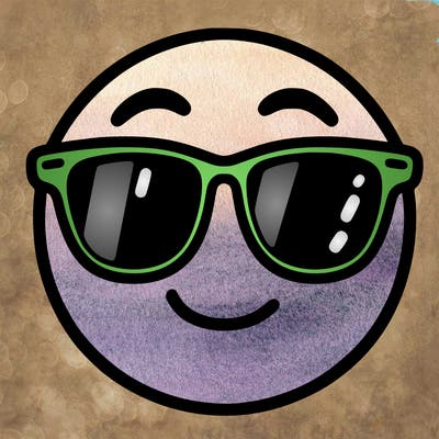 emoji with sunglasses