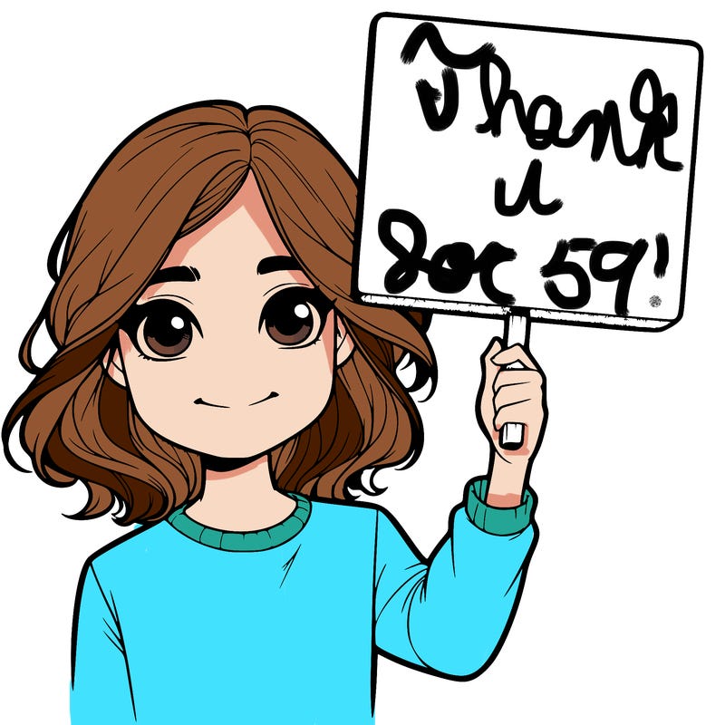 realistic girl holding up a sign