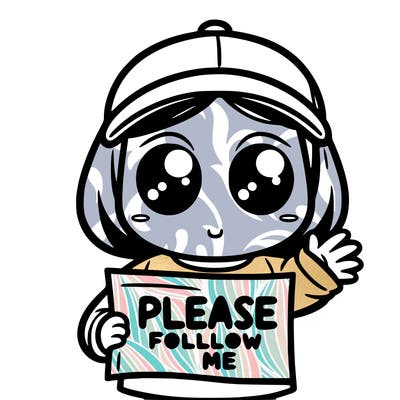 please follow me