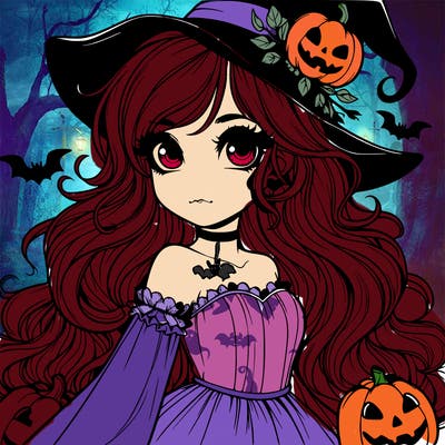 realistic girl halloween