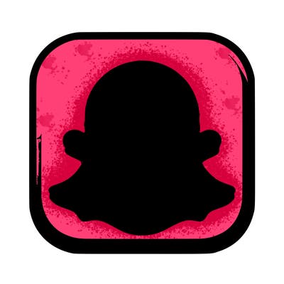 regular snapchat icon without face