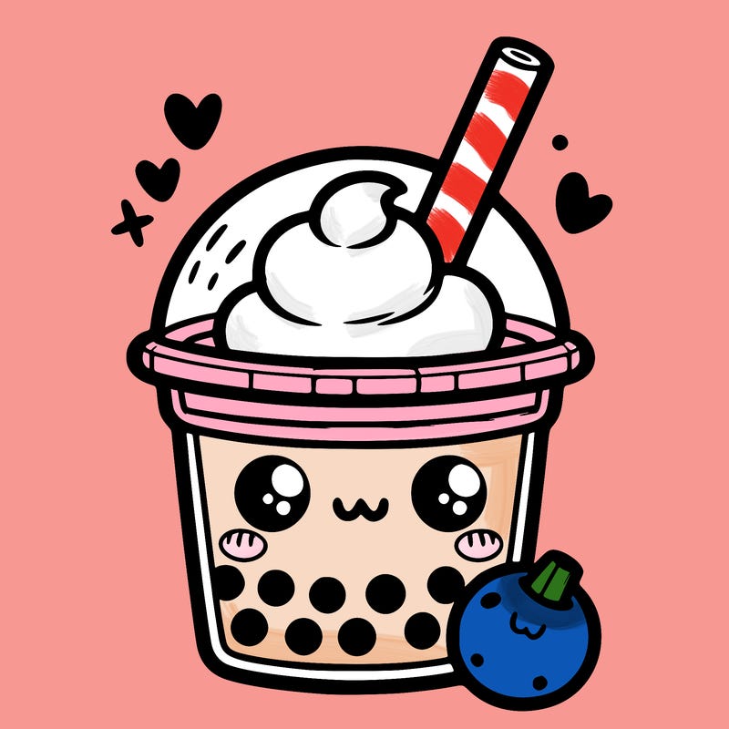 cute boba tea