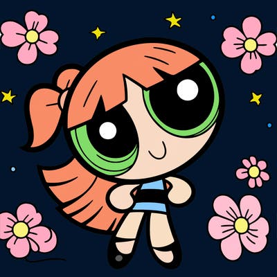 a powerpuff girl
