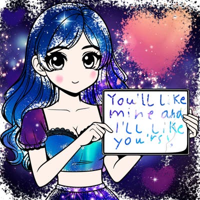 realistic pretty girl holding blank sign