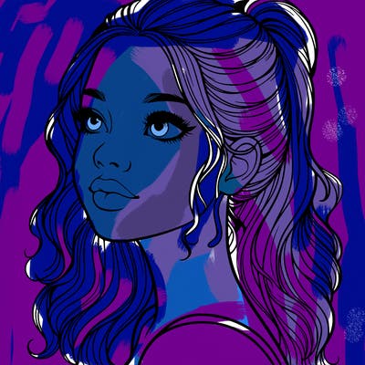 beautiful realistic girl