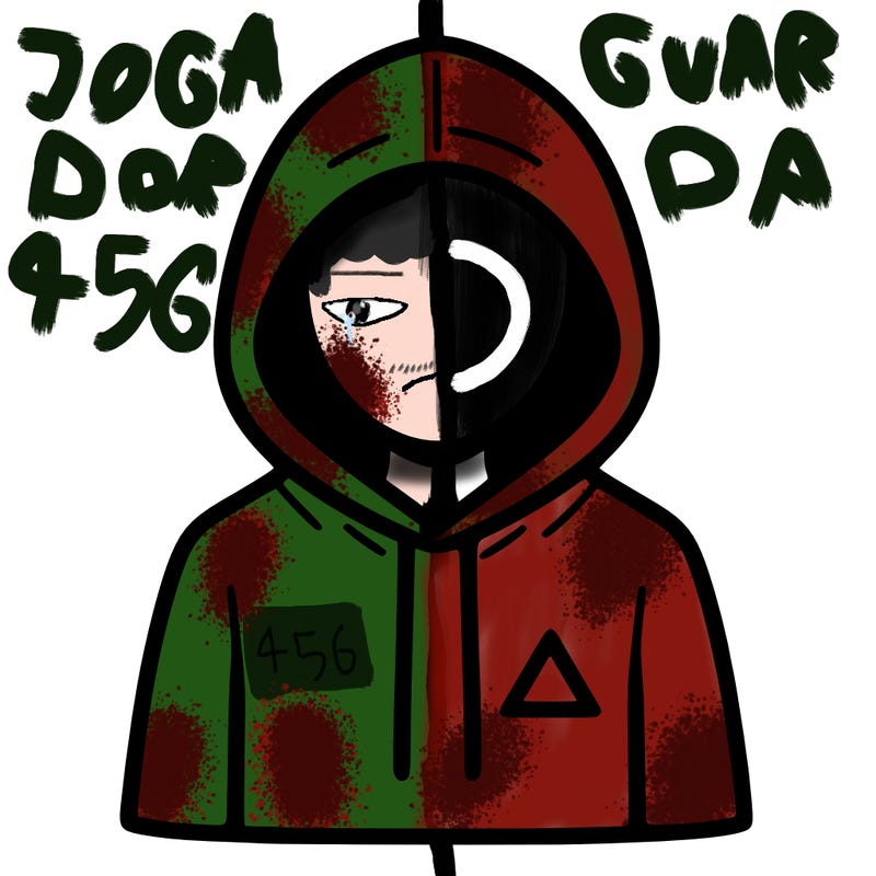 a person with non face waering a hoodie with a small triangle symbol