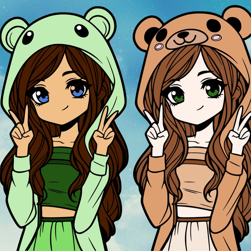 teen girl in animal costume