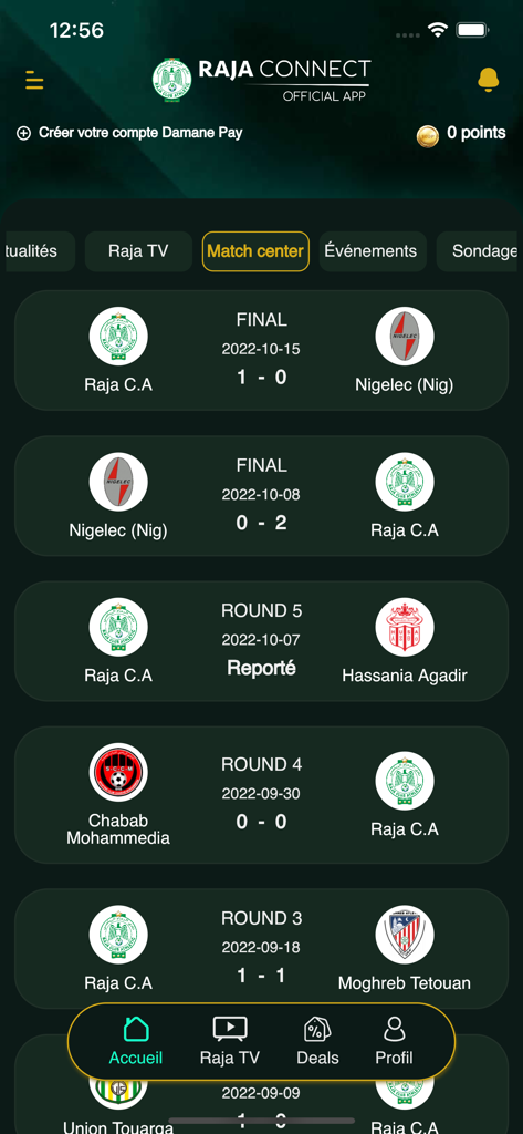 RAJA Connect - Sports App | MWM