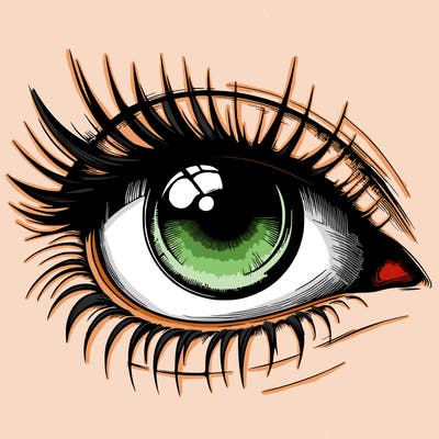realistic eye