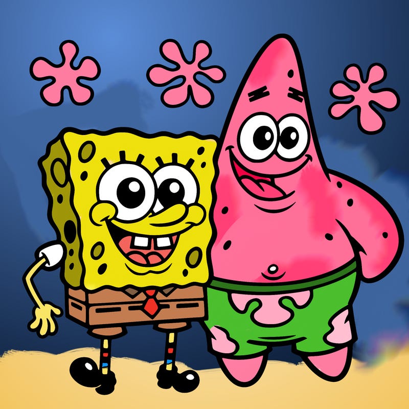 sponge bob with patrick
