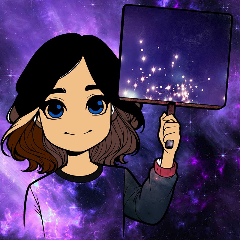 realistic girl holding up a sign