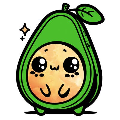 cute avocado