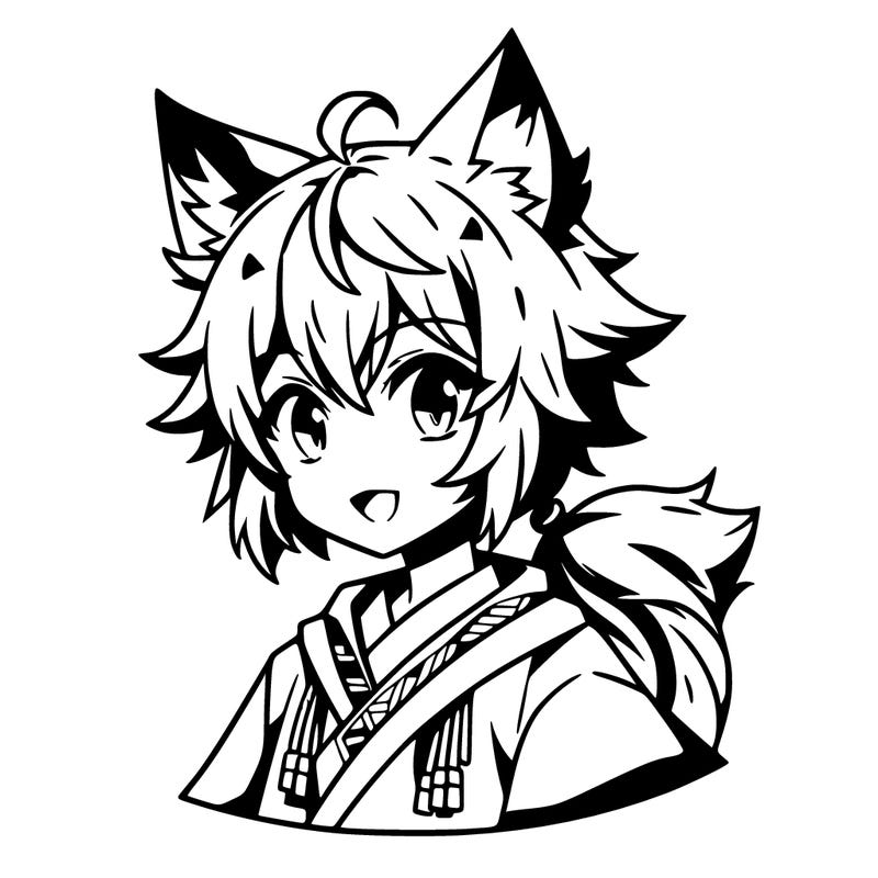 anime wolf girl