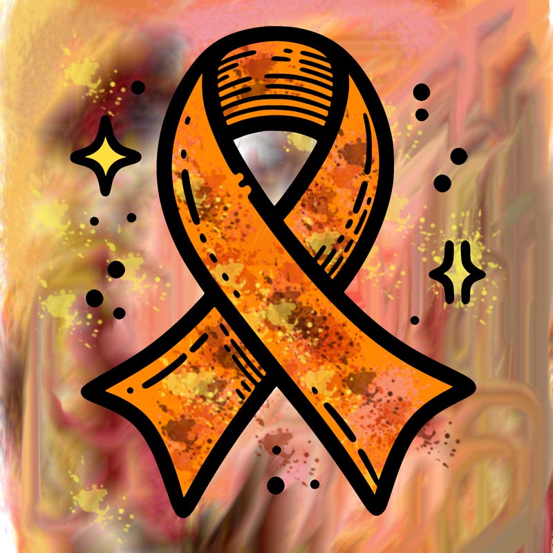 ribbon symbol of national breast cancer awareness month