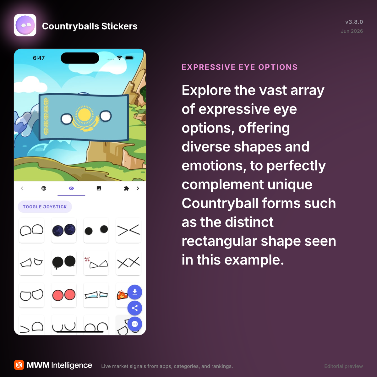 Countryballs Stickers - Entertainment App | MWM